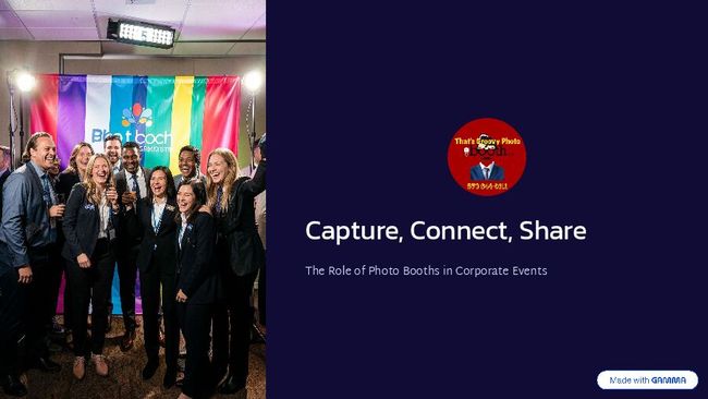 The Role of Photo Booths in Corporate Events | PDF Host