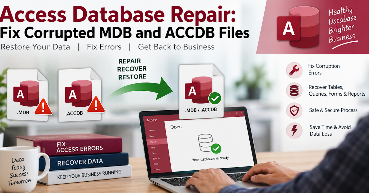 Access Database Repair: Fix Corrupted MDB and ACCDB Files