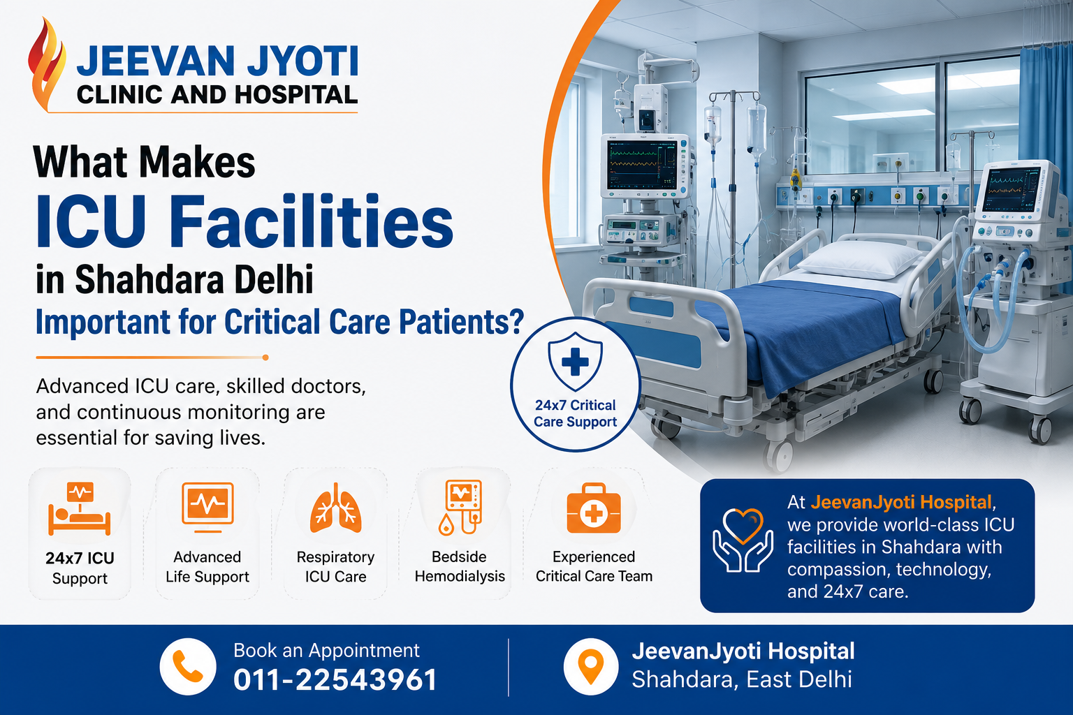 What Makes the Best ICU Facilities in Shahdara Essential?