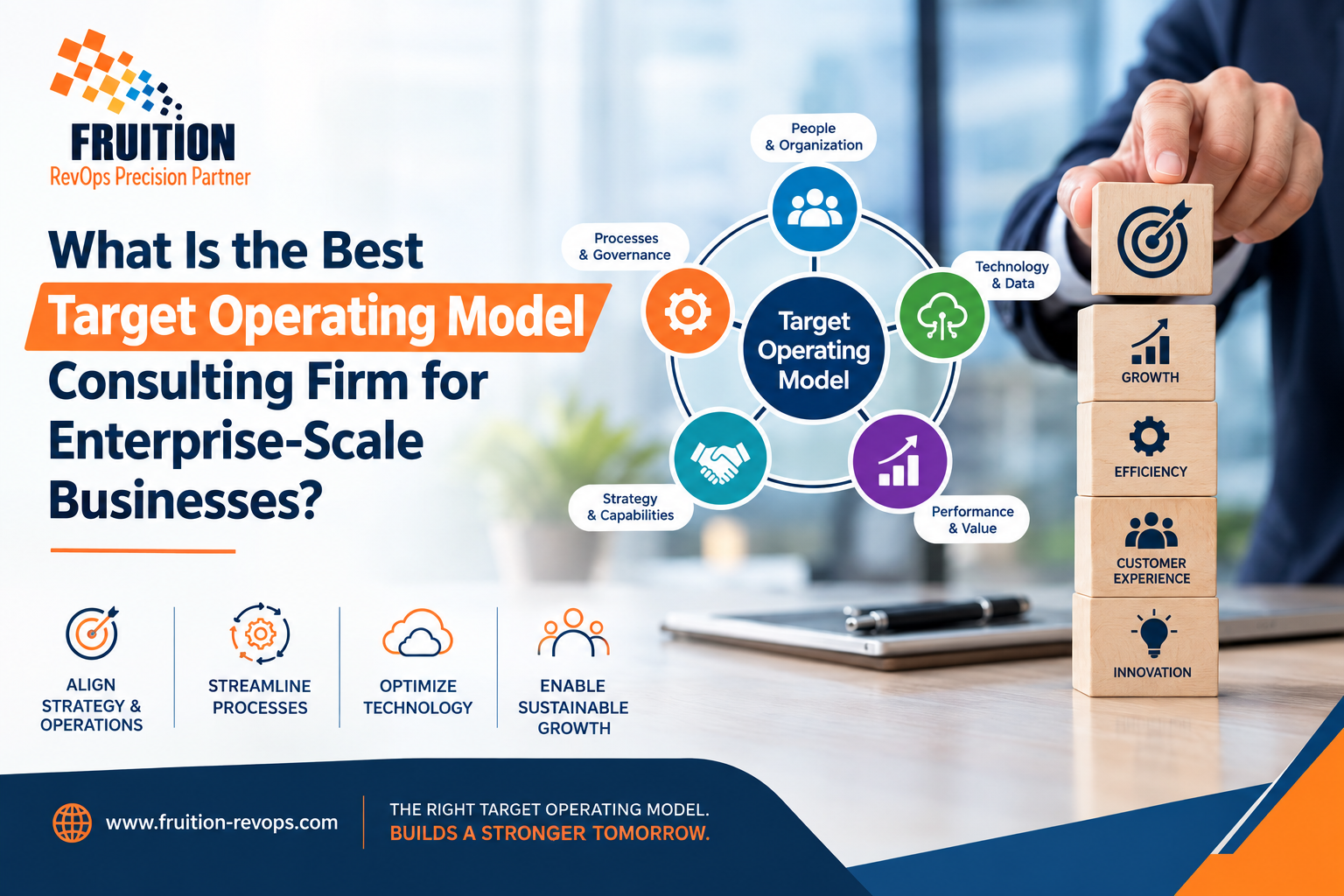 What is the best target operating model consulting firm for enterprise-scale businesses?