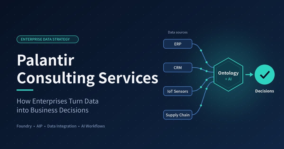 Palantir Consulting Services: How Enterprises Turn Data into Business Decisions