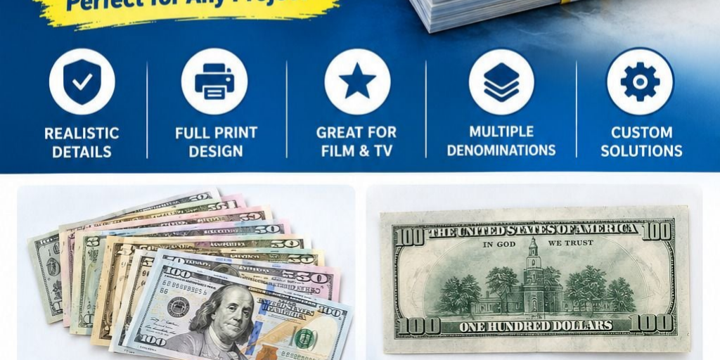 Prop Money Full Print by Play Movie Fake Money - Infogram