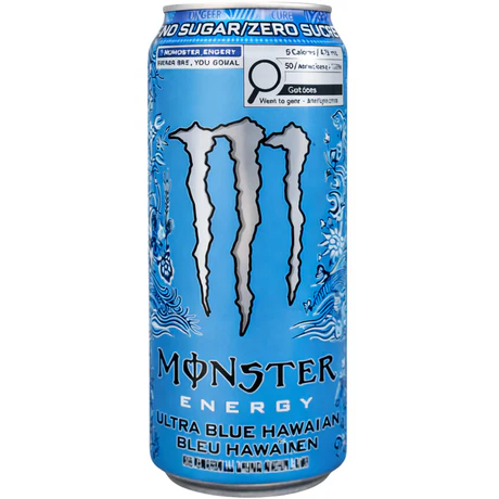 Monster Energy Ultra Blue Hawaiian 12x 473 ml - Trendy Best Sellers
