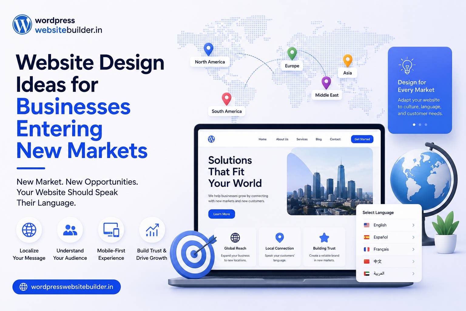 Website Design Ideas for Businesses Entering New Markets