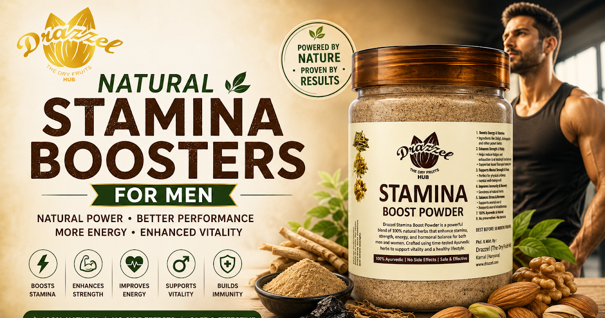 Natural Stamina Boosters for Men: The Power of Dry Fruits