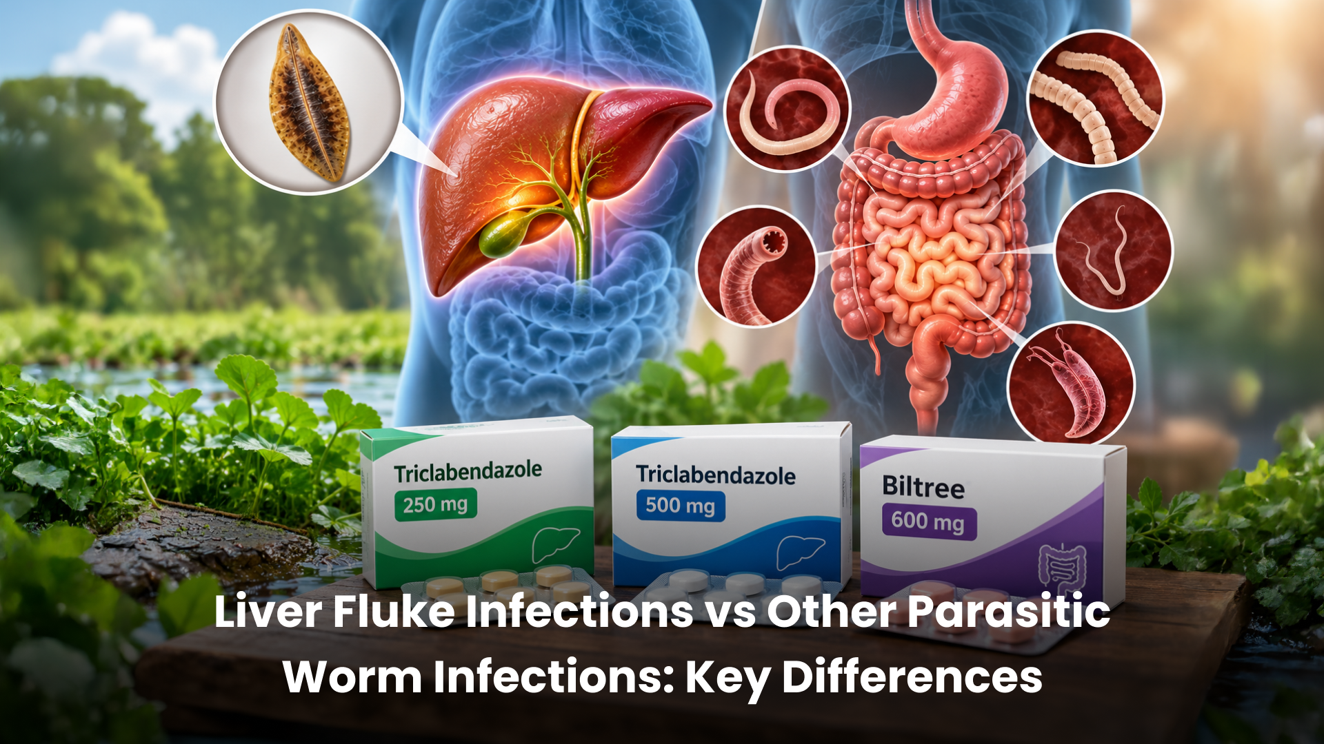 Liver Fluke Infection vs Other Parasitic Worm Infections: 7 Key Differences