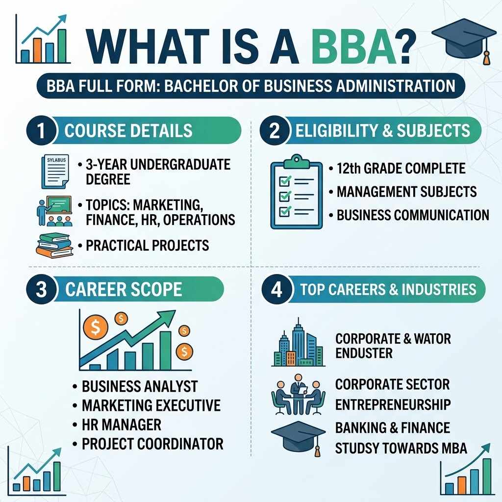 What Is a BBA? Full Form, Course, Scope & Careers