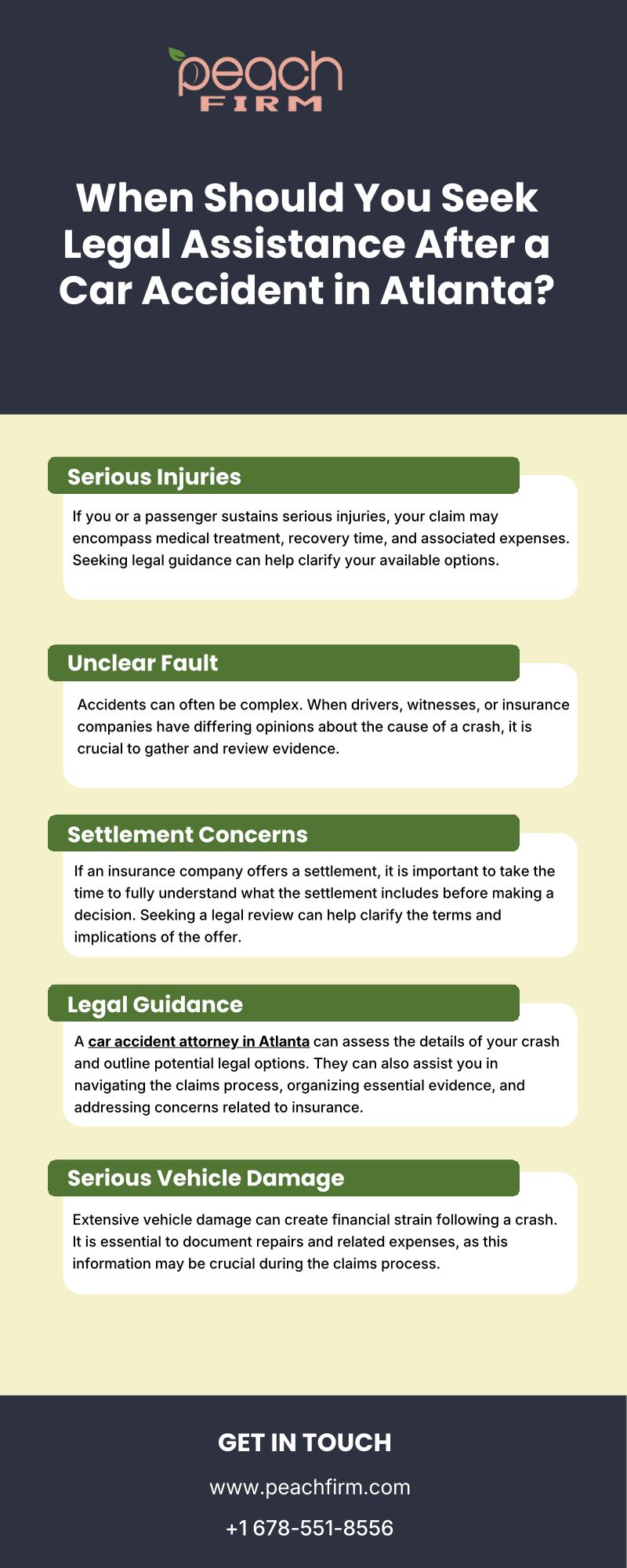 When Should You Seek Legal Assistance After A Car Accident In Atlanta?