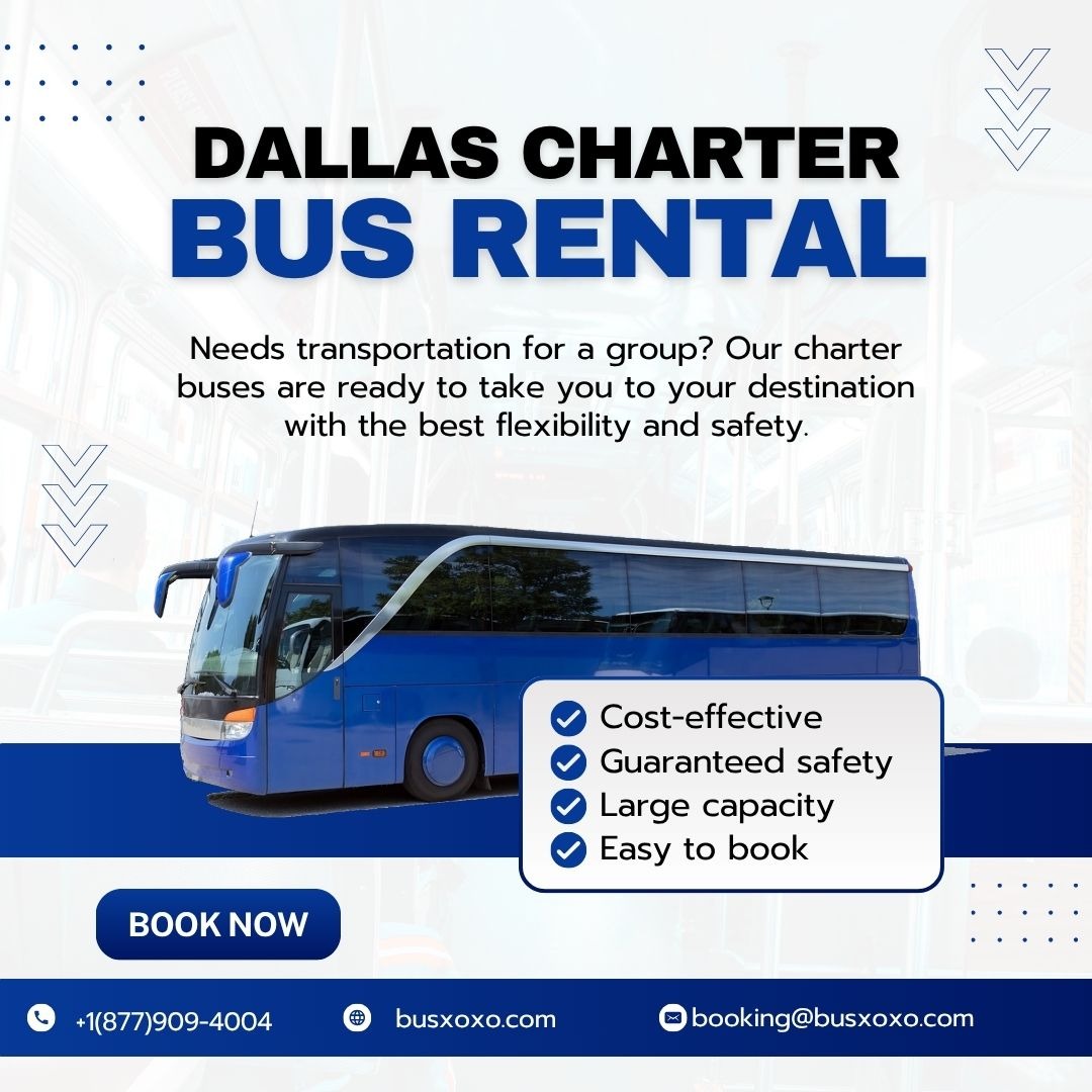 Book a Dallas Charter Bus Rental Near You - Tours & Travels, Farmville