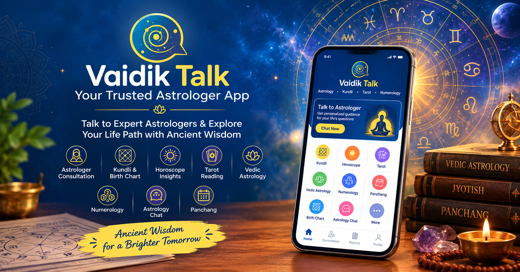 Vaidik Talk: Your Trusted Astrologer App – vaidiktalk