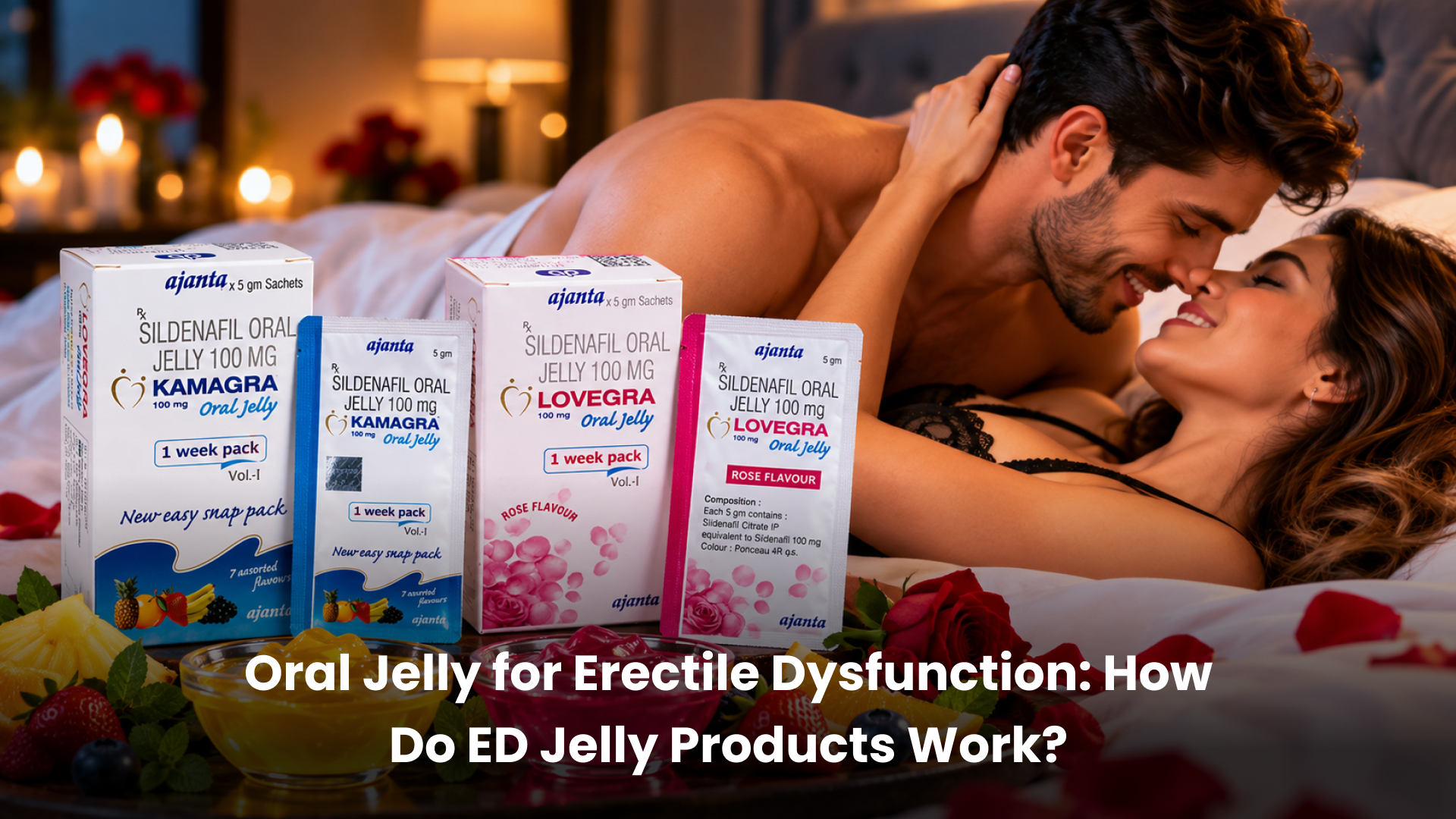 Oral Jelly for Erectile Dysfunction: How Do ED Jelly Products Work?