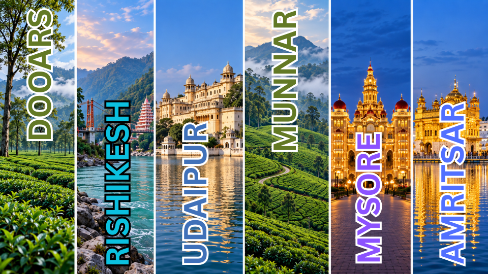6 Best Places to Visit in October in India | 3-Day Trip Ideas