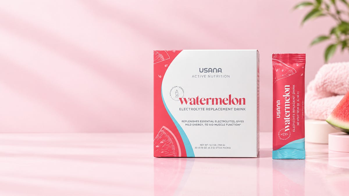 USANA Electrolyte Replacement Drink: Four Minerals for Active-Day Hydration