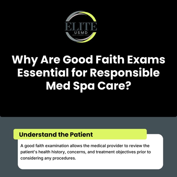 Why Are Good Faith Exams Essential for Responsible Med Spa Care? | Pearltrees