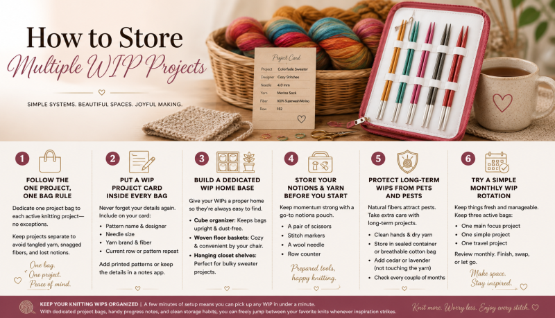 How to Store Multiple WIP Projects : knitpro — LiveJournal