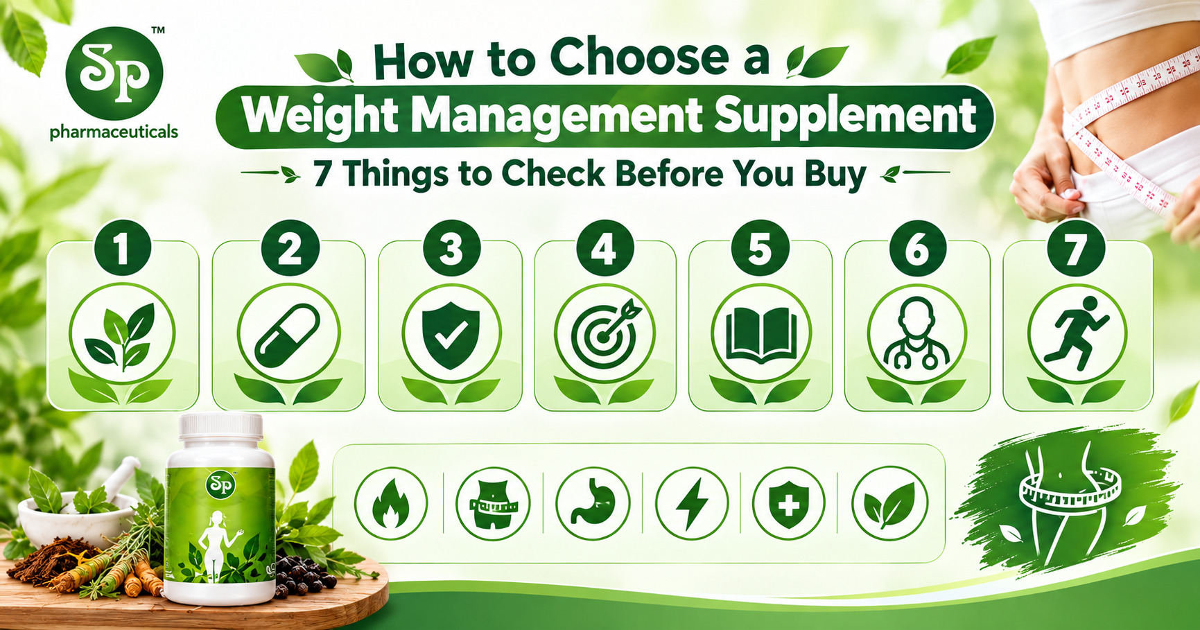 Choose a Weight Management Supplement: 7 Checks | SP Pharma