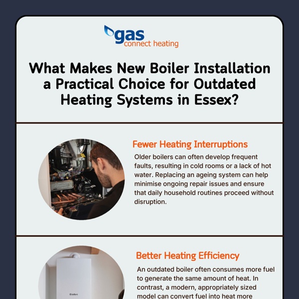 What Makes New Boiler Installation a Practical Choice for Outdated Heating Systems in Essex? | Pearltrees