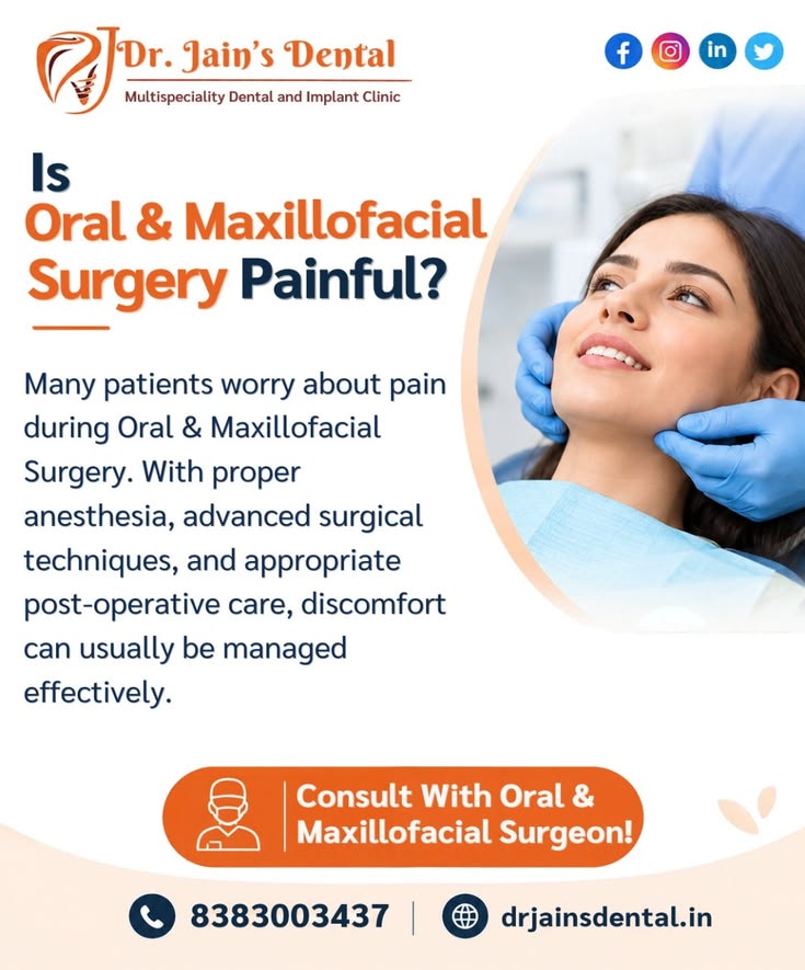Is Oral & Maxillofacial Surgery Painful?