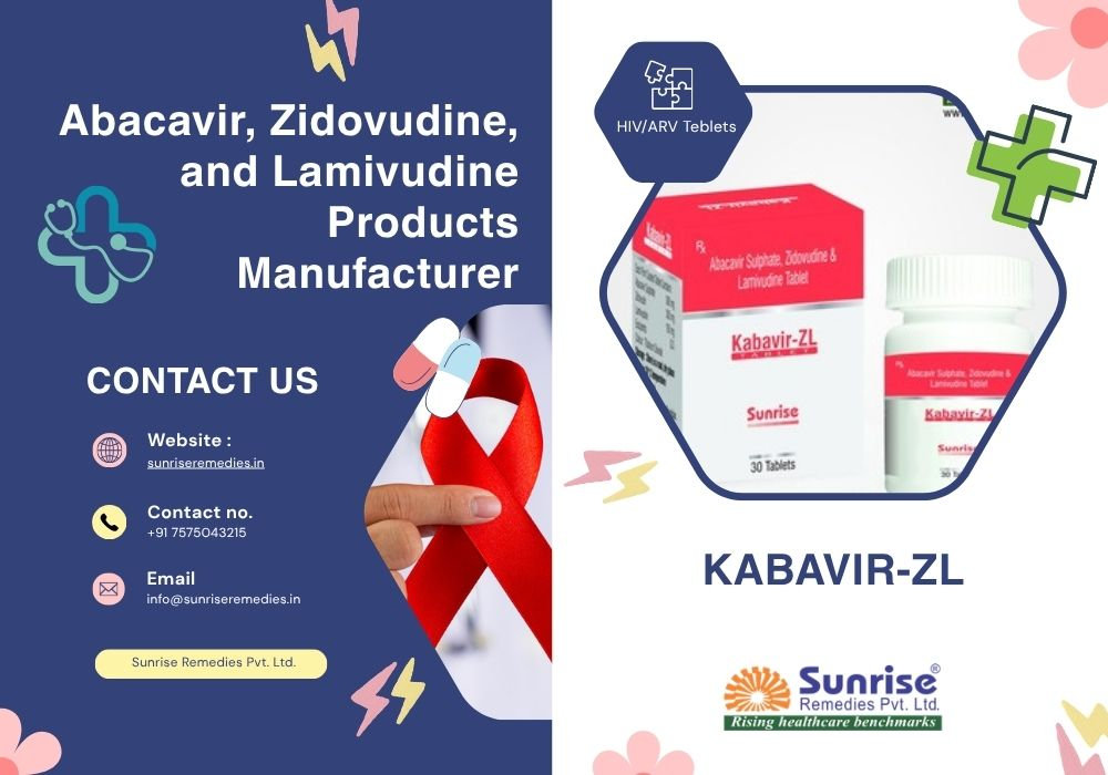 Abacavir, Zidovudine, and Lamivudine Products Manufacturer