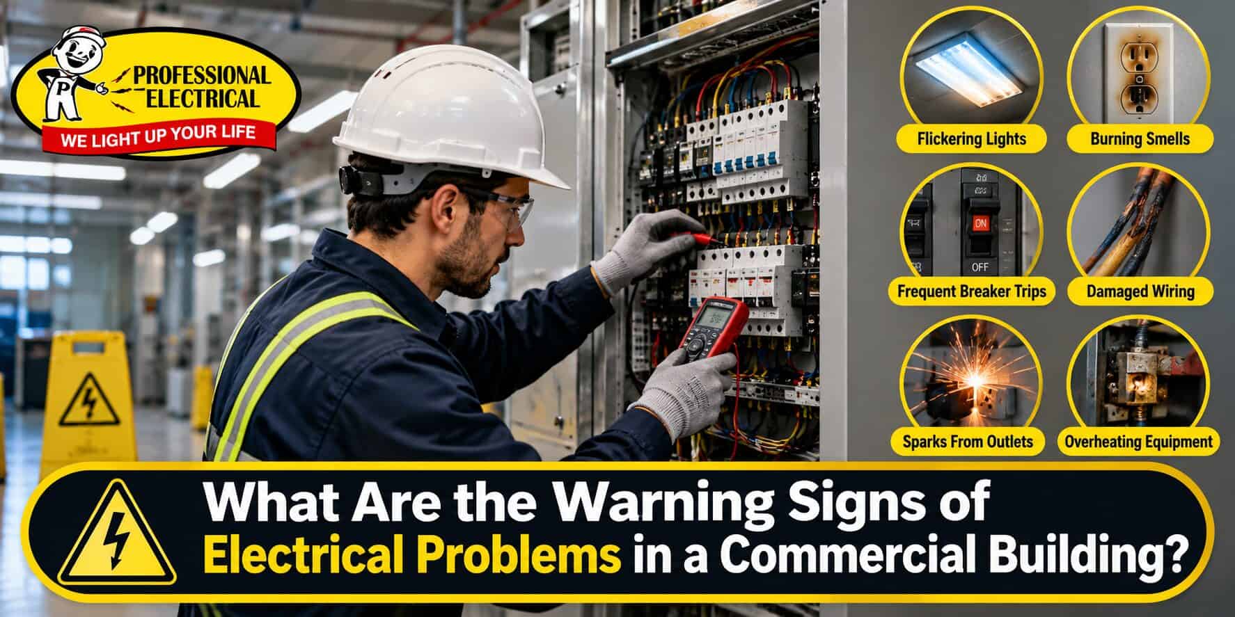 Commercial Electrician Edmonton - Warning Signs
