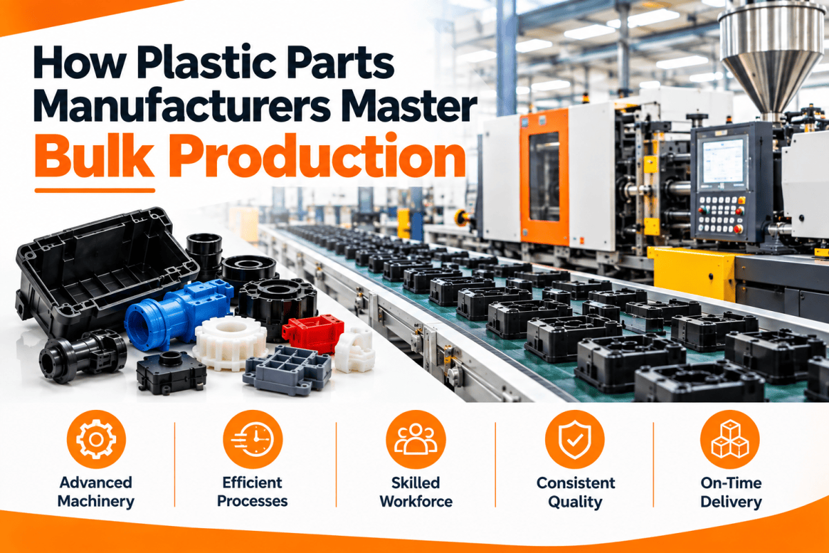 How Plastic Parts Manufacturers Master Bulk Production – plastic injection molding