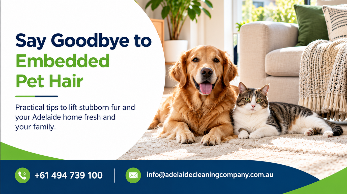 Managing Pet Hair & Fabrics in Adelaide Homes: Cleaning Tips