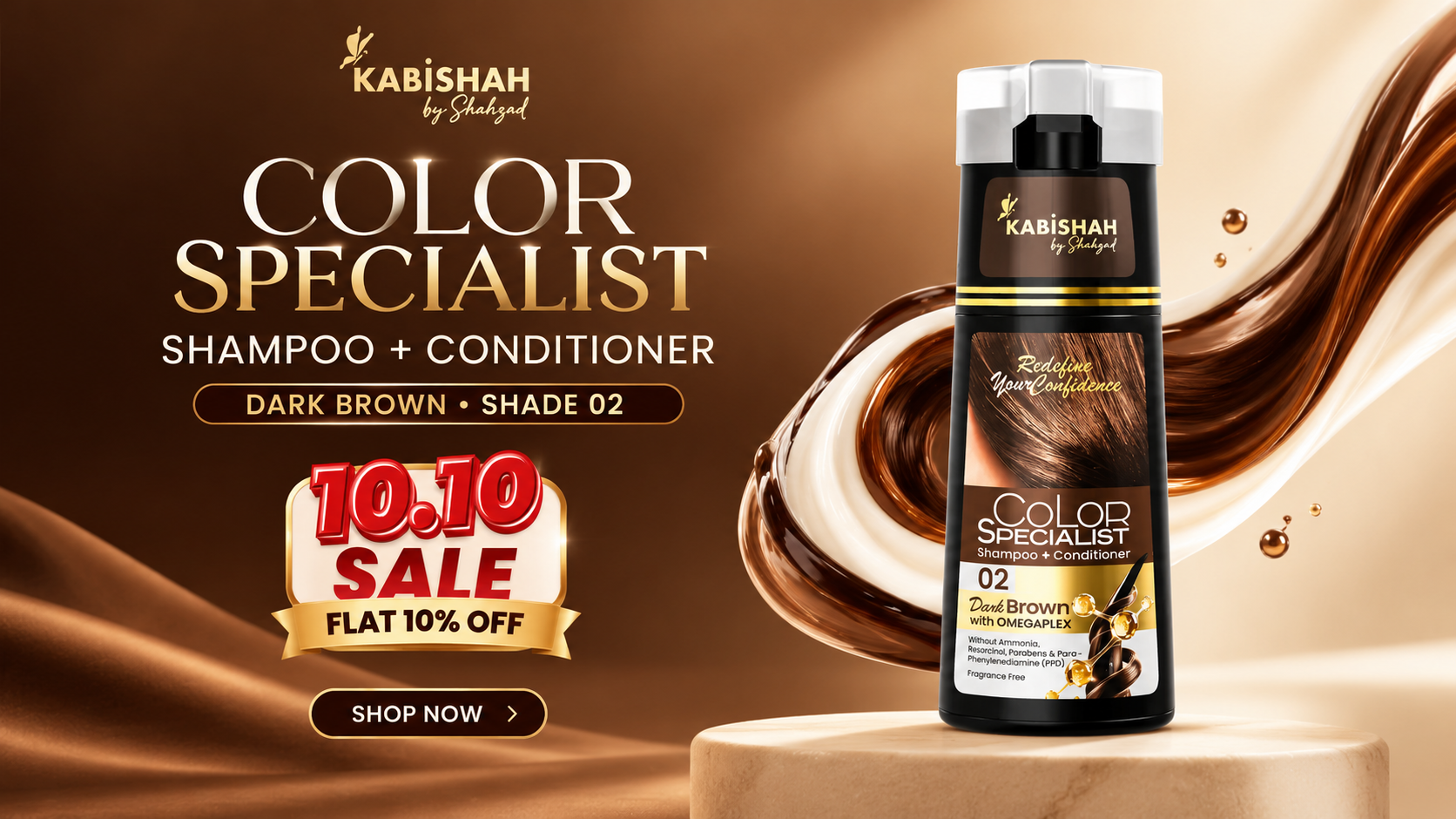 Color Specialist Shampoo + Conditioner Dark Brown – Kabishah – Kabishah by Shahzad