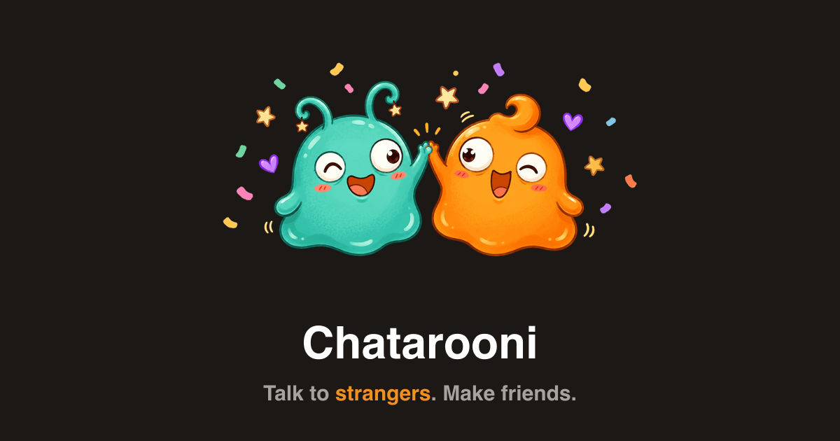 Anonymous Chat with Strangers - Free, No Sign-Up - Chatarooni