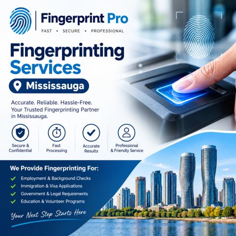 The Process of Obtaining Fingerprinting Services in Mississauga