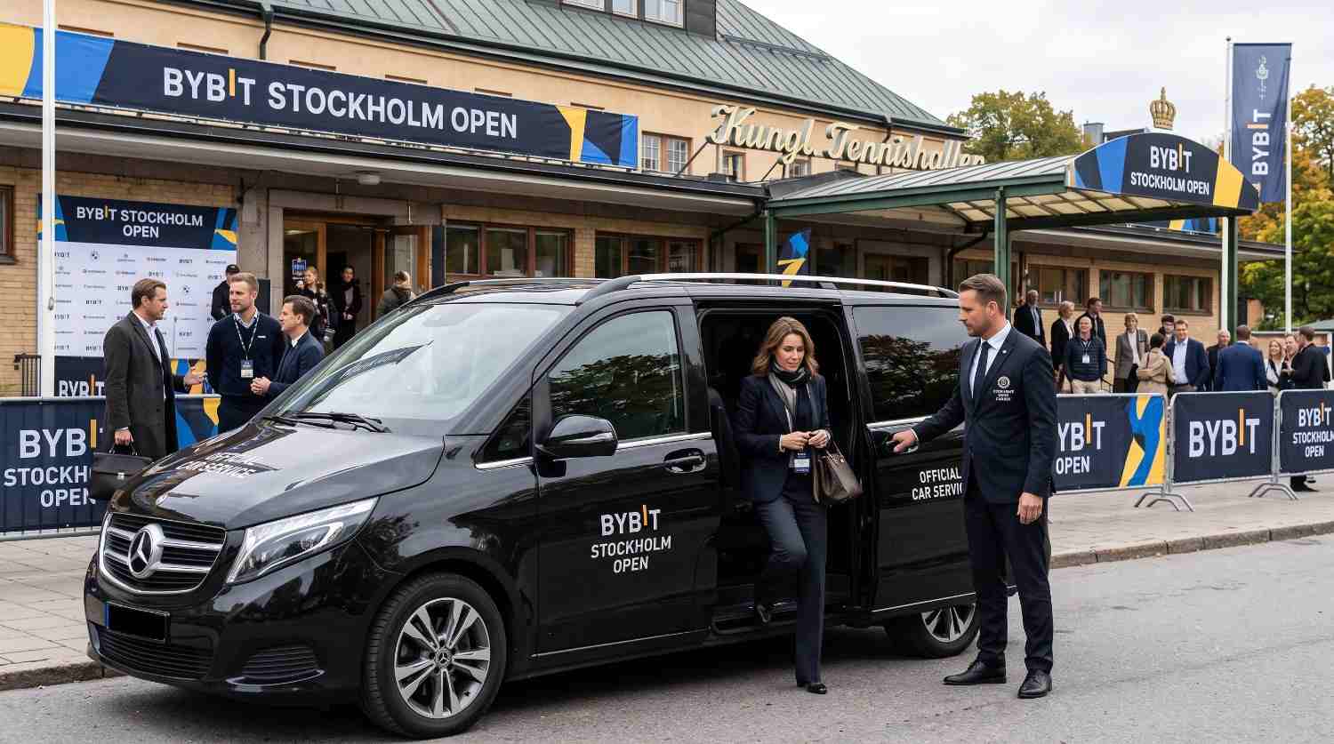 Bybit Stockholm Open Car Service for Corporate Guests and Sponsors