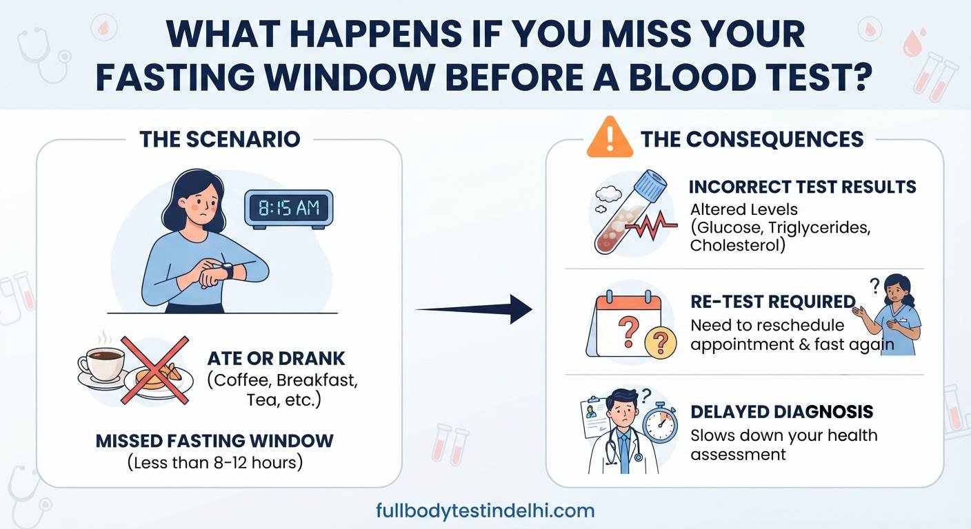 What Happens If You Miss Your Fasting Window Before a Blood Test