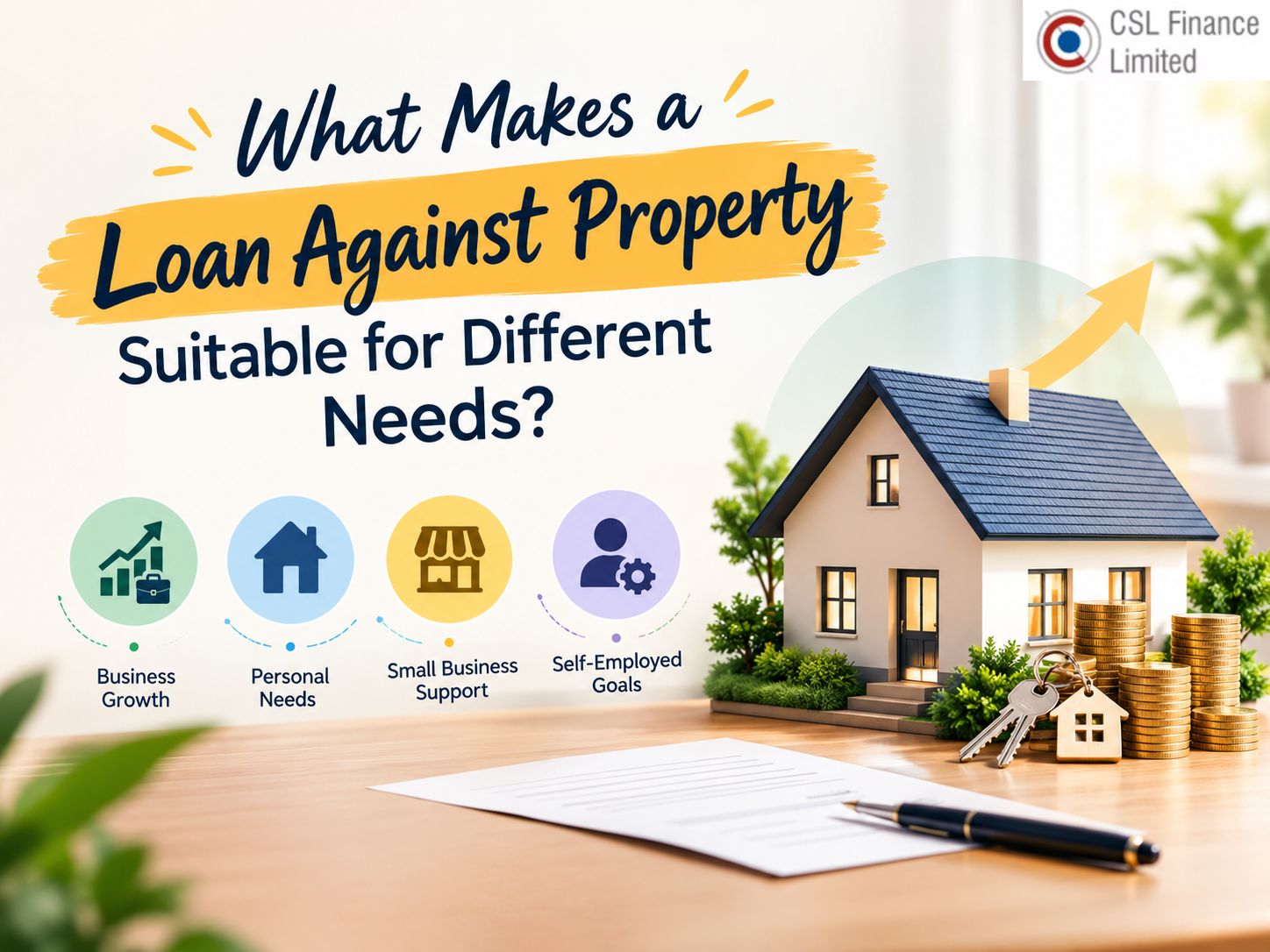 What Makes a Loan Against Property Suitable for Different Needs? – CSL Finance