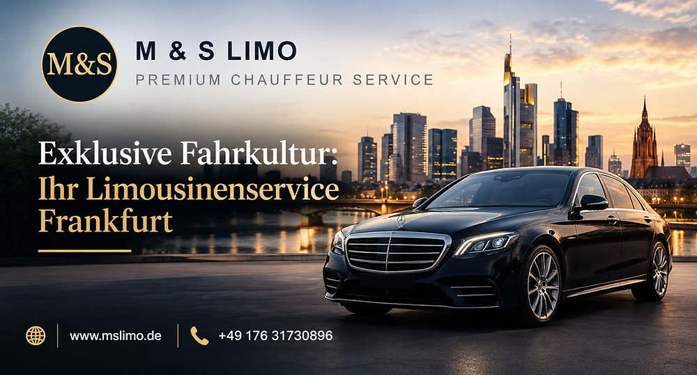 Exklusive Fahrkultur: Ihr Limousinenservice Frankfurt