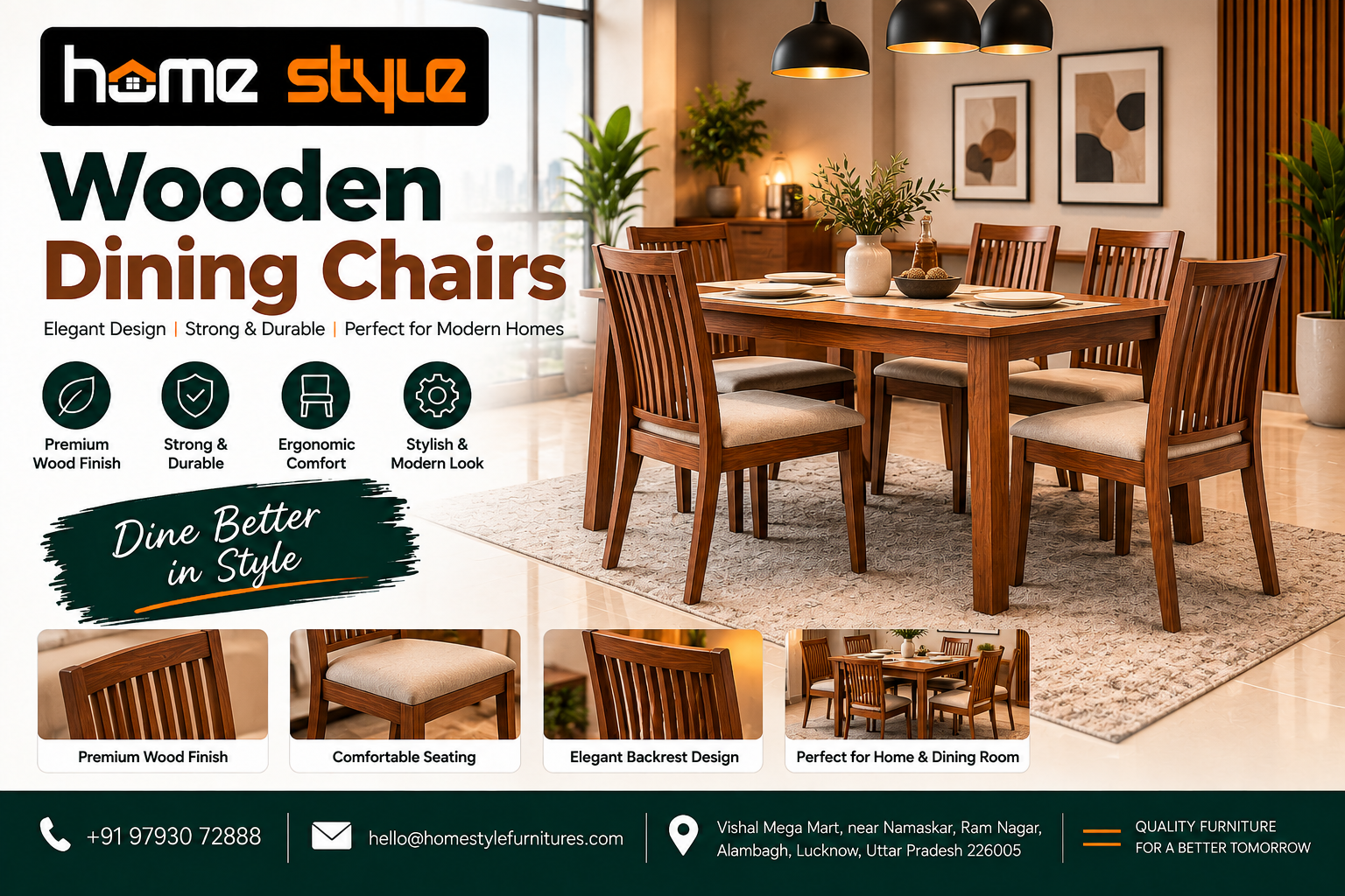 Stylish Wooden Dining Chairs for a Comfortable and Elegant Dining Space | Home Style Furniture – homestylefurniture12