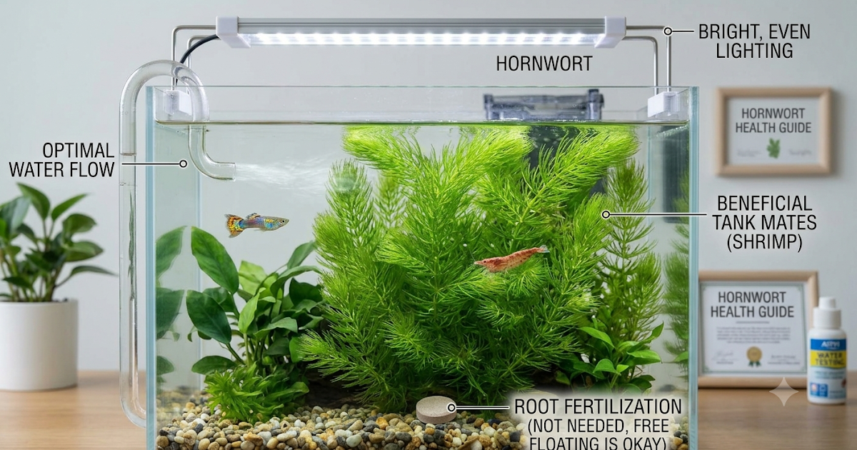 Tips for Keeping Hornwort Healthy in a Freshwater Aquarium