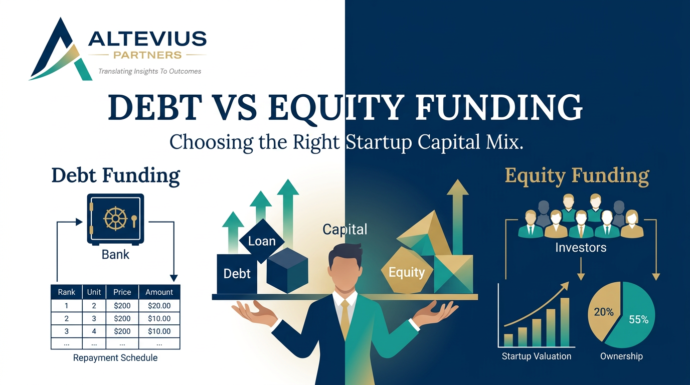 Debt vs Equity Funding: Startup Capital Mix Guide 2026