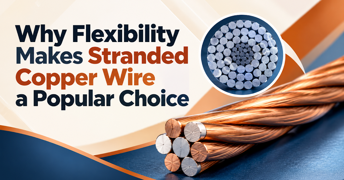 Why Flexibility Makes Stranded Copper Wire a Popular Choice